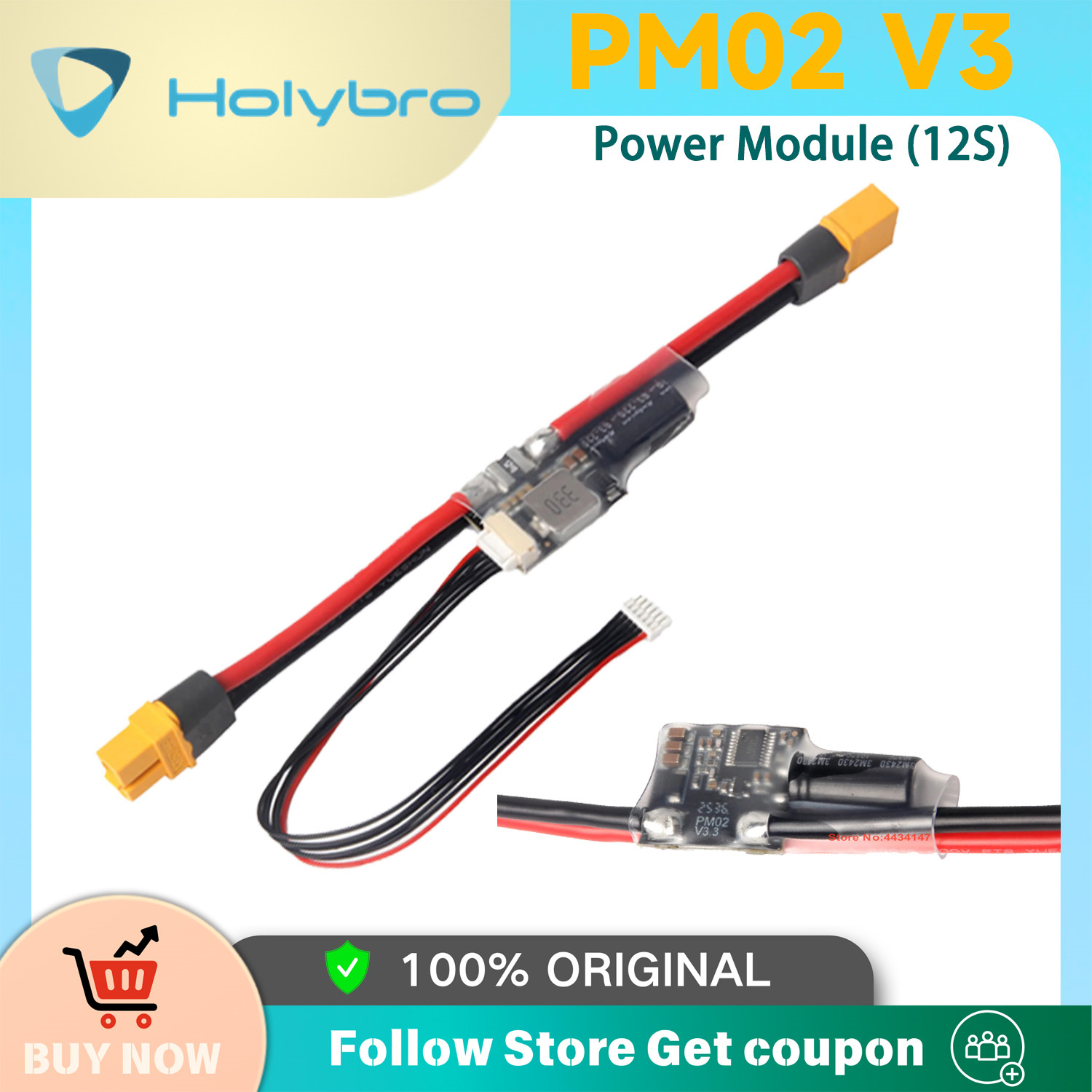 Holybro PM02D Power Module 2S- - Drone Racing Flight Controller recensie en prijs