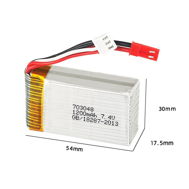 Lipo-batterij 2S 7,4V 1200mAh  - Eachine Drone E010 recensie en prijs